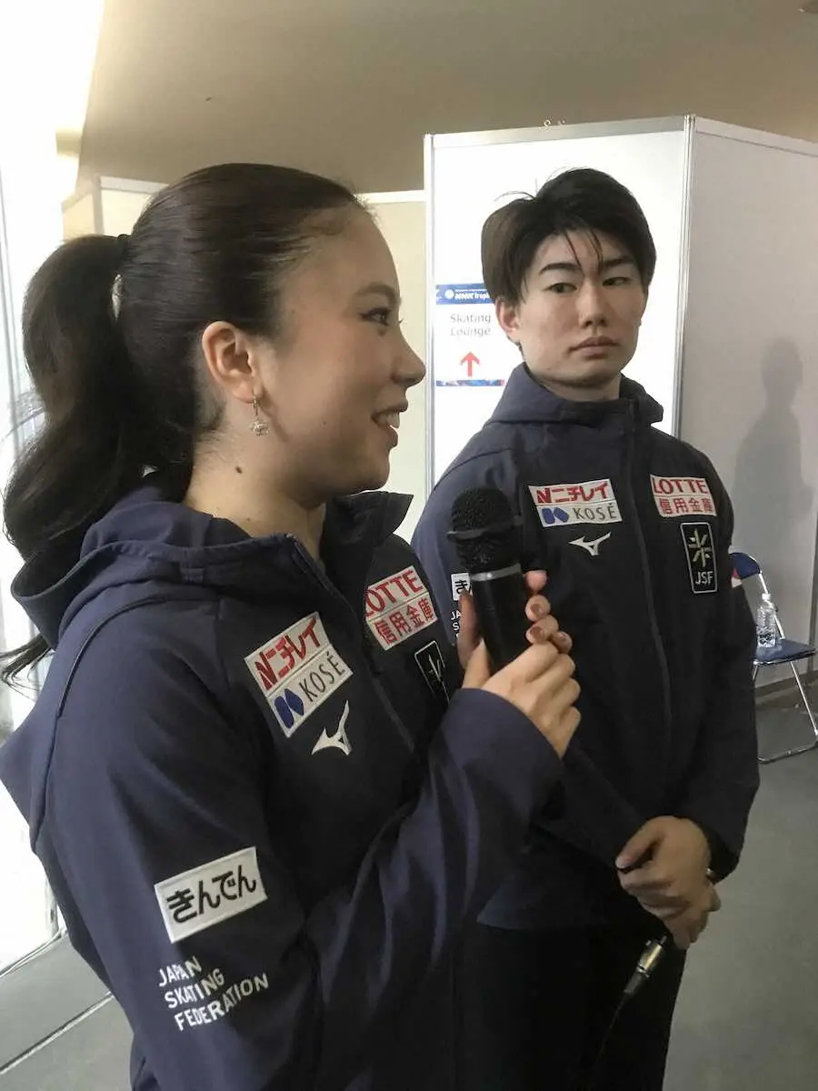 【画像・写真】【フィギュア】アイスダンス“うたまさ”「自分たちに集中」　コーチから「厳しい意見」も受け