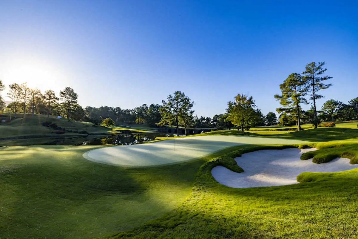 【画像・写真】アジア大会会場の春日井CCが報道陣に公開「初心者からトッププレーヤーまで楽しめるコース」