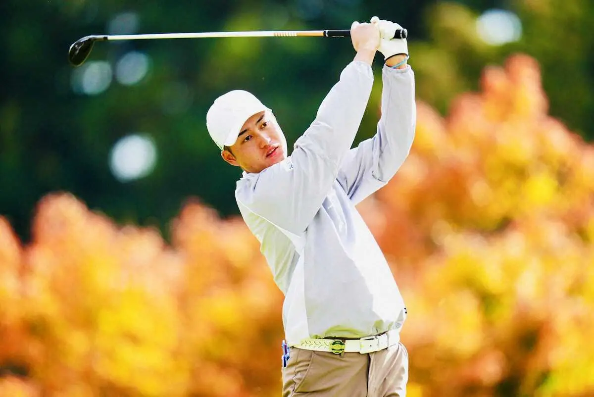 【画像・写真】【男子ゴルフ】ツアー未勝利の古川龍之介　大会レコード62で一気ベスト10内に浮上「うれしいですね」