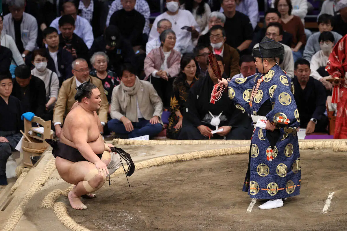 【画像・写真】朝乃山　昨年7月以来の幕内勝利　再入幕目指し「できることを精いっぱい」