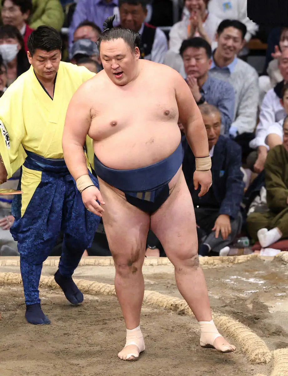 【画像・写真】玉鷲　41歳誕生日を飾れず　大の里にはたき込まれるも「仕事はできた」