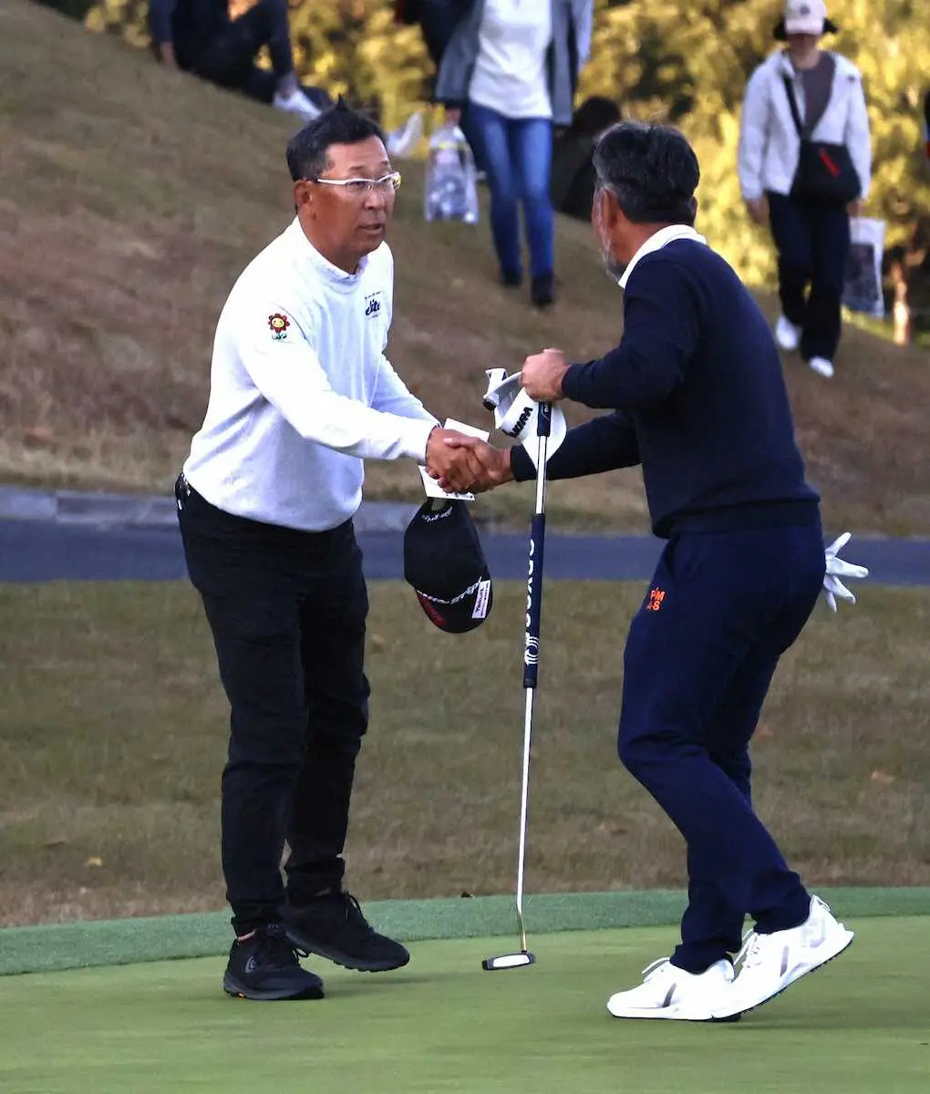 【画像・写真】【男子シニアゴルフ】渡部光洋　3年ぶりVへ1差2位「最高。これ以上ない」