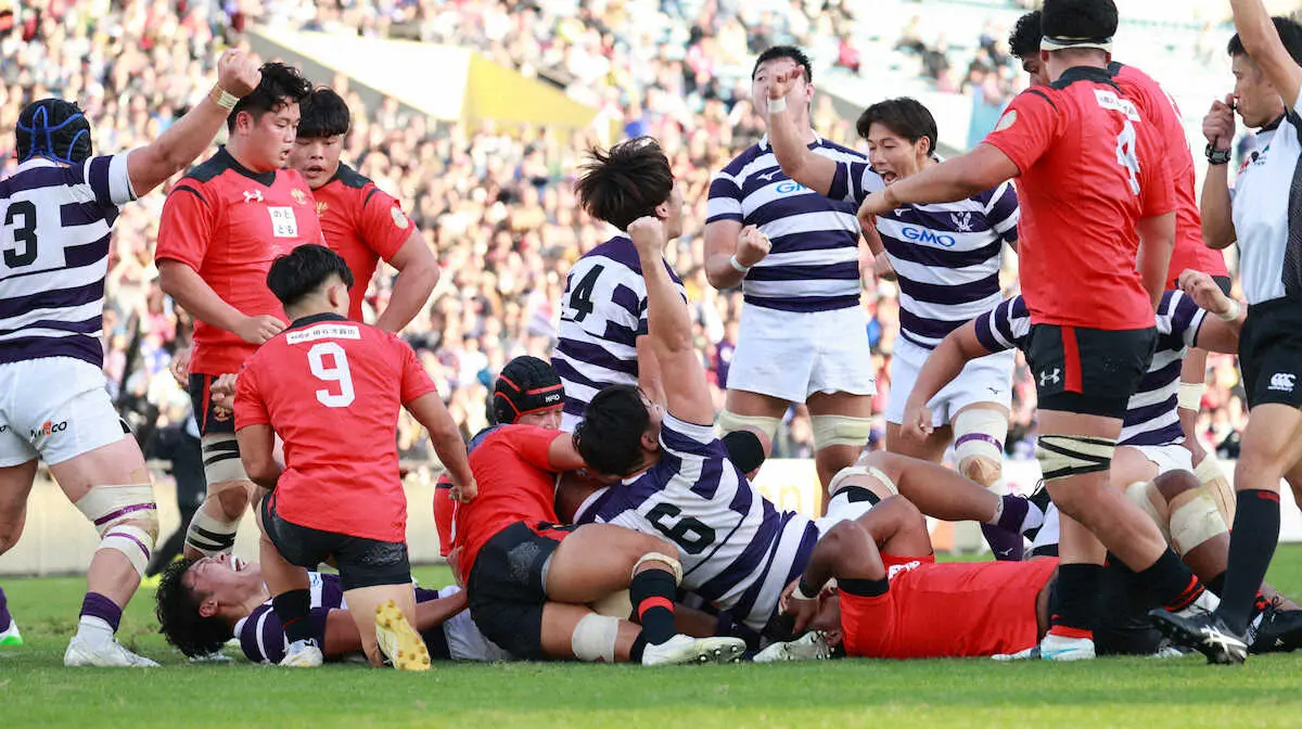 【画像・写真】【関東大学ラグビー】明大が優勝争い残った！帝京大との1敗対決で終了間際の劇的逆転勝利