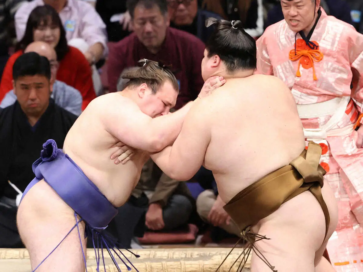【画像・写真】【二所ノ関親方　真眼】先手、先手で攻め切った安青錦に成長の証