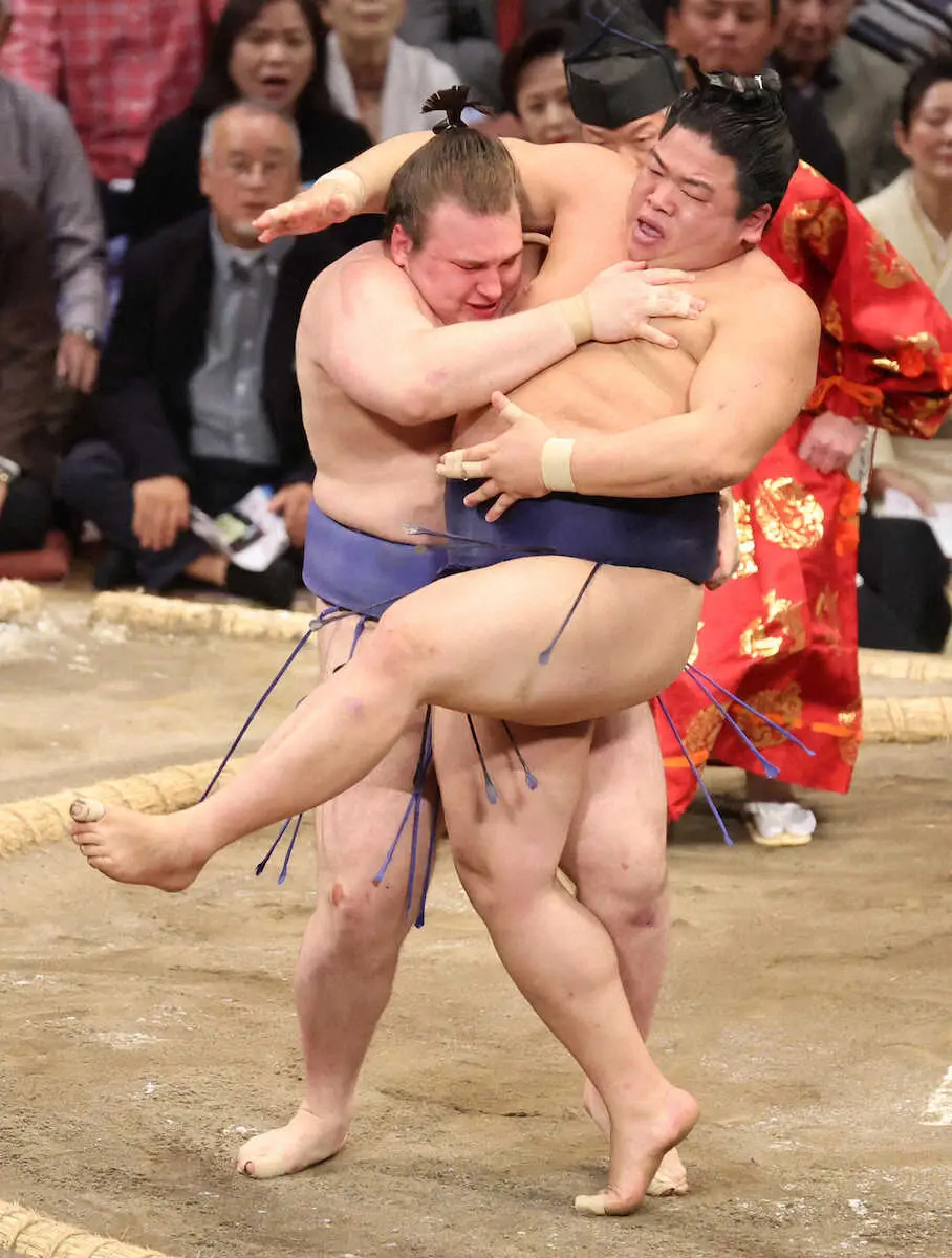 【画像・写真】安青錦　自己最速タイ給金　悲願初賜杯へ1敗キープ　八角理事長も高評価