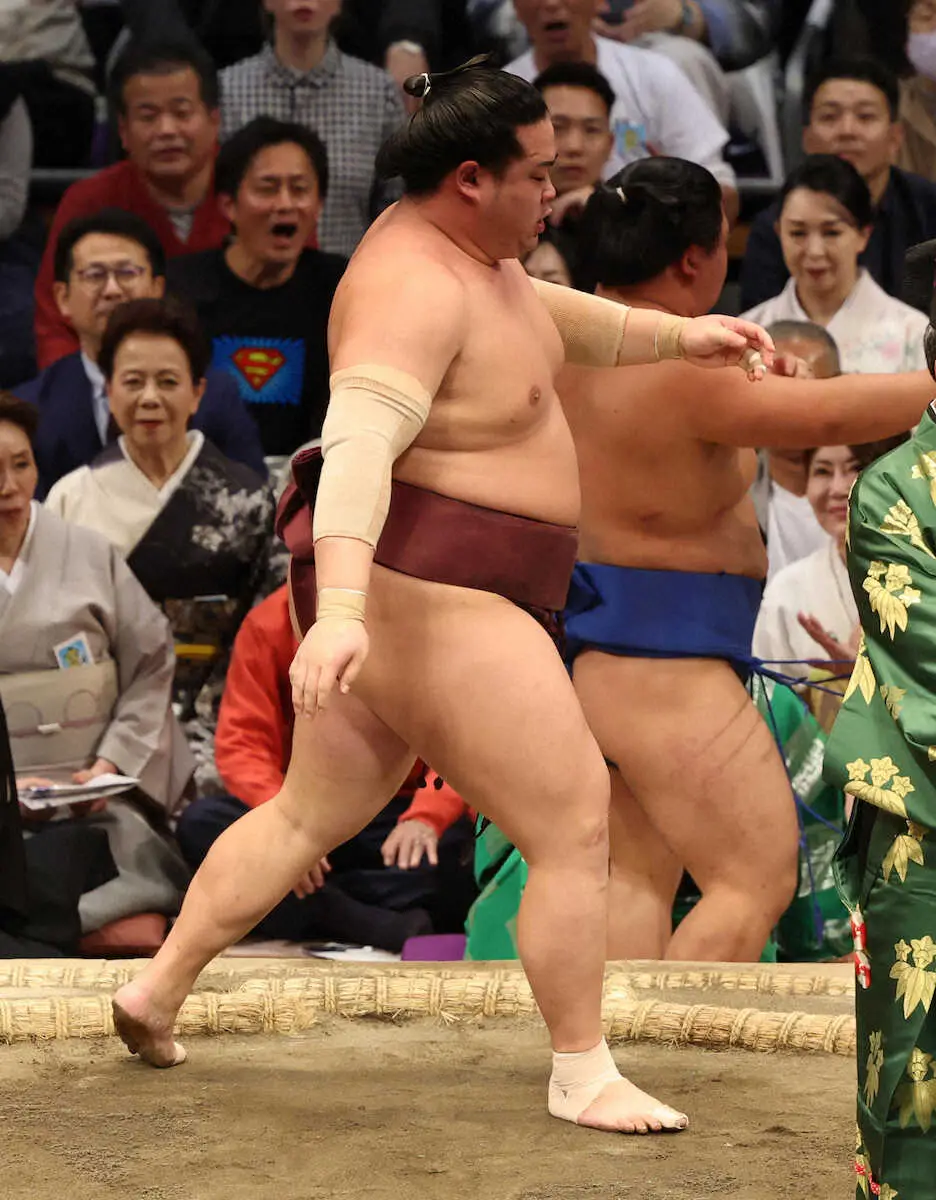 【画像・写真】錦富士　3年ぶり11日目勝ち越し　142年続く青森県勢幕内を更新へ