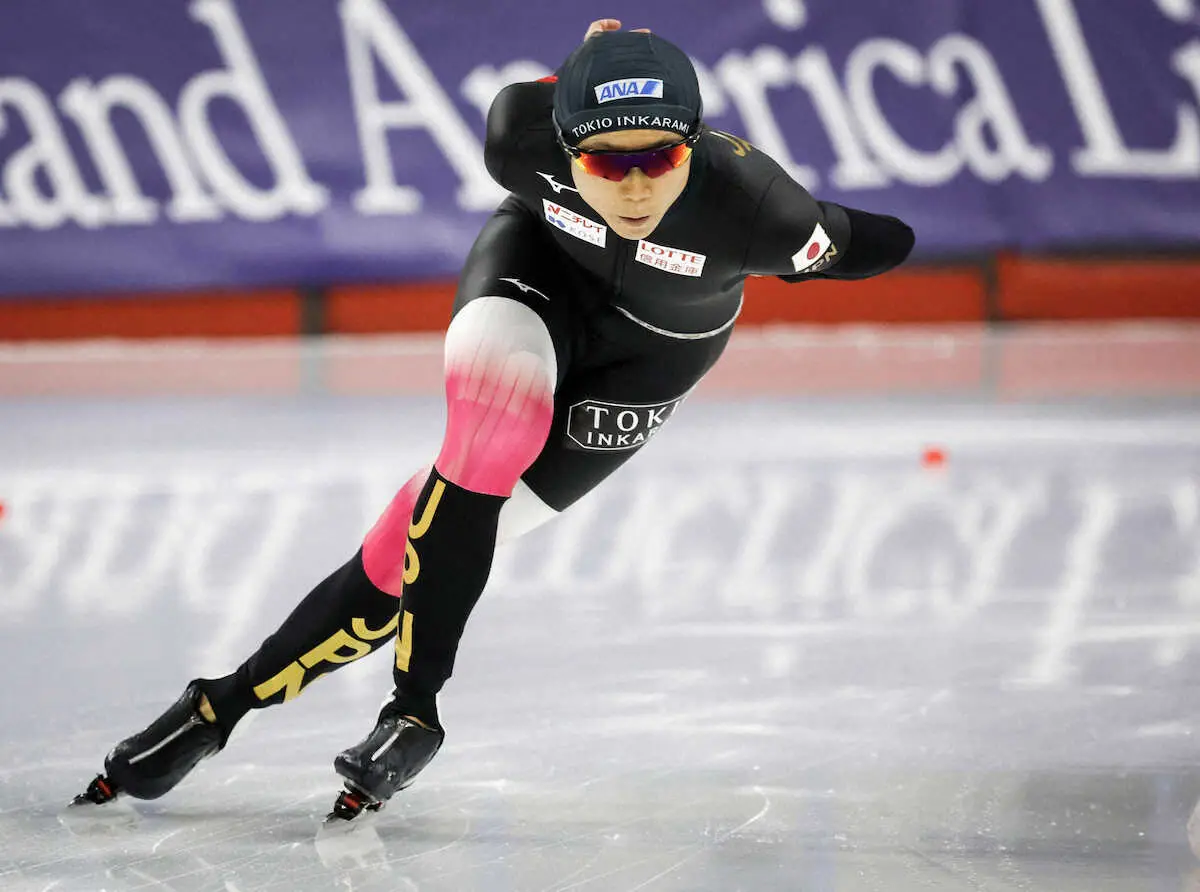 【画像・写真】女子1000メートルで2位に入った高木美帆（AP）