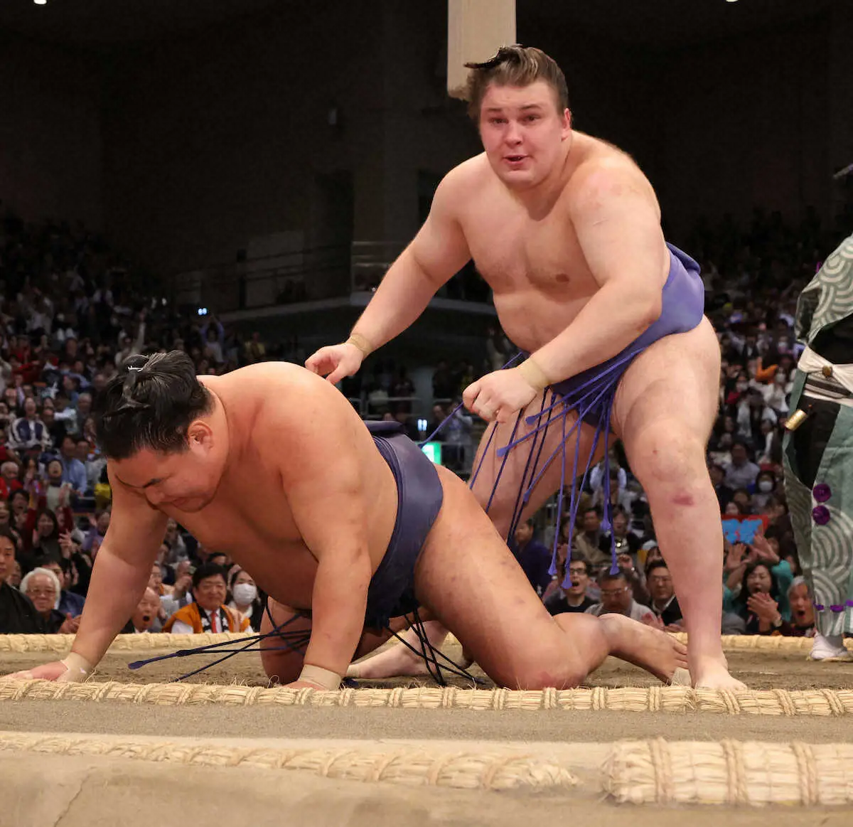 【画像・写真】安青錦　横綱・豊昇龍討ちで初優勝「自分の選んだ道が間違ってなかった」ウクライナ出身初の大関誕生へ