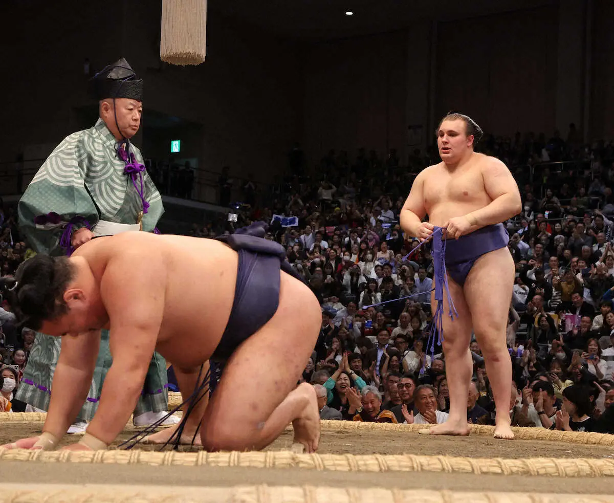 【画像・写真】豊昇龍また決定戦で黒星　安青錦に初対戦から4連敗「来場所、リベンジ」