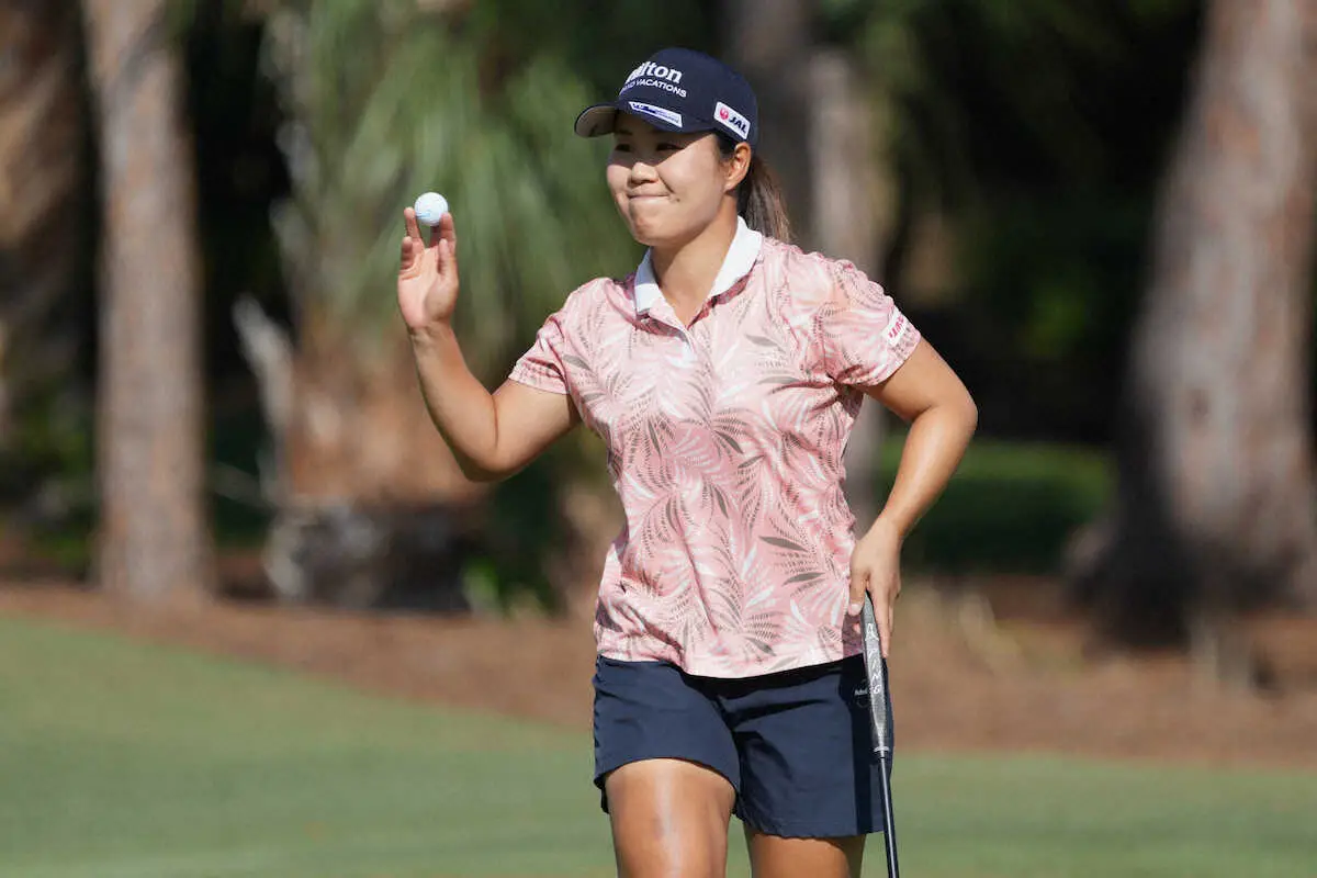 【画像・写真】【米女子ゴルフ】畑岡奈紗　66と伸ばし通算17アンダーで日本勢最高5位　ティティクルが2連覇　