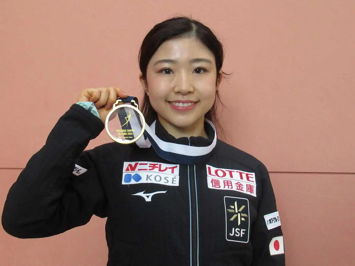 【画像・写真】【フィギュア】千葉百音、GPファイナルへ「体力を蓄えてパワフルに」　フィンランドから帰国