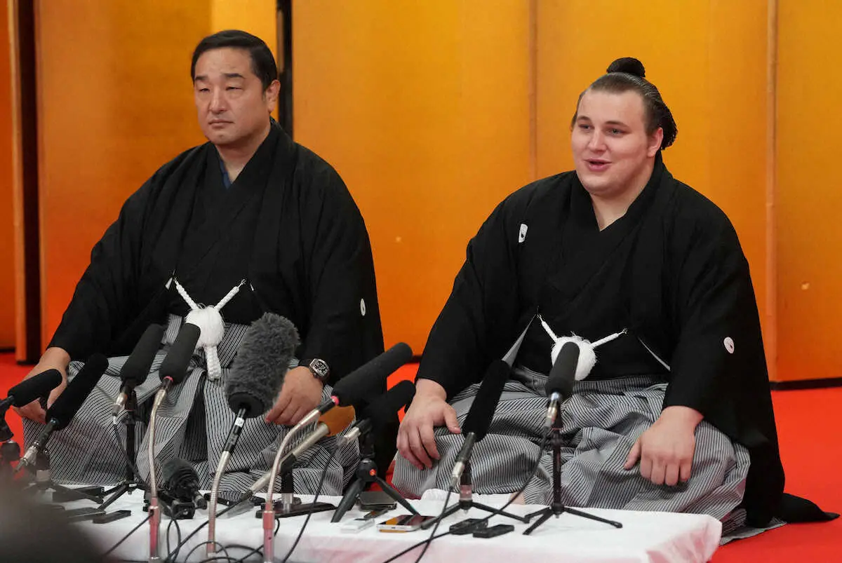 【画像・写真】安青錦「どっちかと言うとヒネる方が重要」得意の内無双はウクライナ時代から
