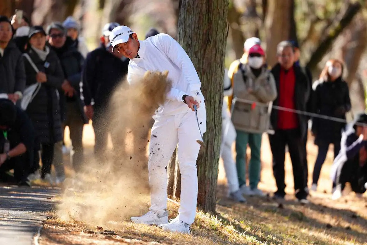 【画像・写真】【男子ゴルフ】中島啓太は74と崩れ23位　 同組の金谷に遅れも「僕が優勝争いに割って入っていけば…」