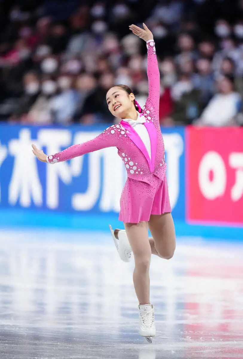 【画像・写真】【フィギュア】島田麻央、73・45点で首位発進　1～4位を日本勢が独占　ジュニアGP女子SP