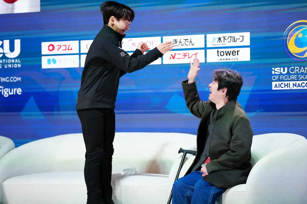 【画像・写真】フィギュア鍵山優真「ウオゥー」飛び跳ねる姿にネットほっこり「かわいい」「久しぶりにぴょんぴょん」