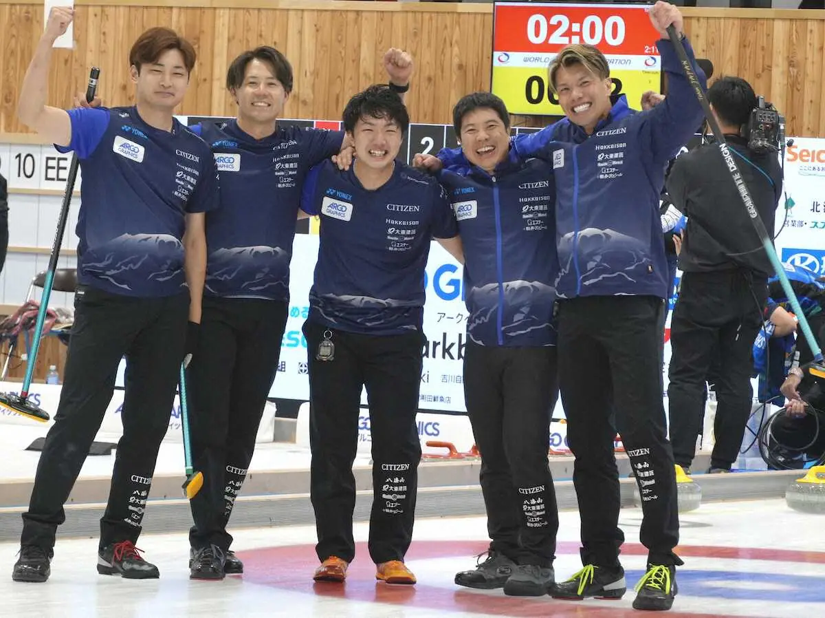 【画像・写真】【カーリング】男子代表SC軽井沢がポーランド下して2連勝　山口「怖いゲームでした」