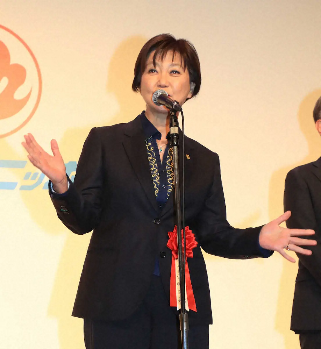 【画像・写真】JOC橋本聖子会長　村竹ラシッドへの“競馬トーク”で会場沸かせた「実家は競走馬の生産牧場」
