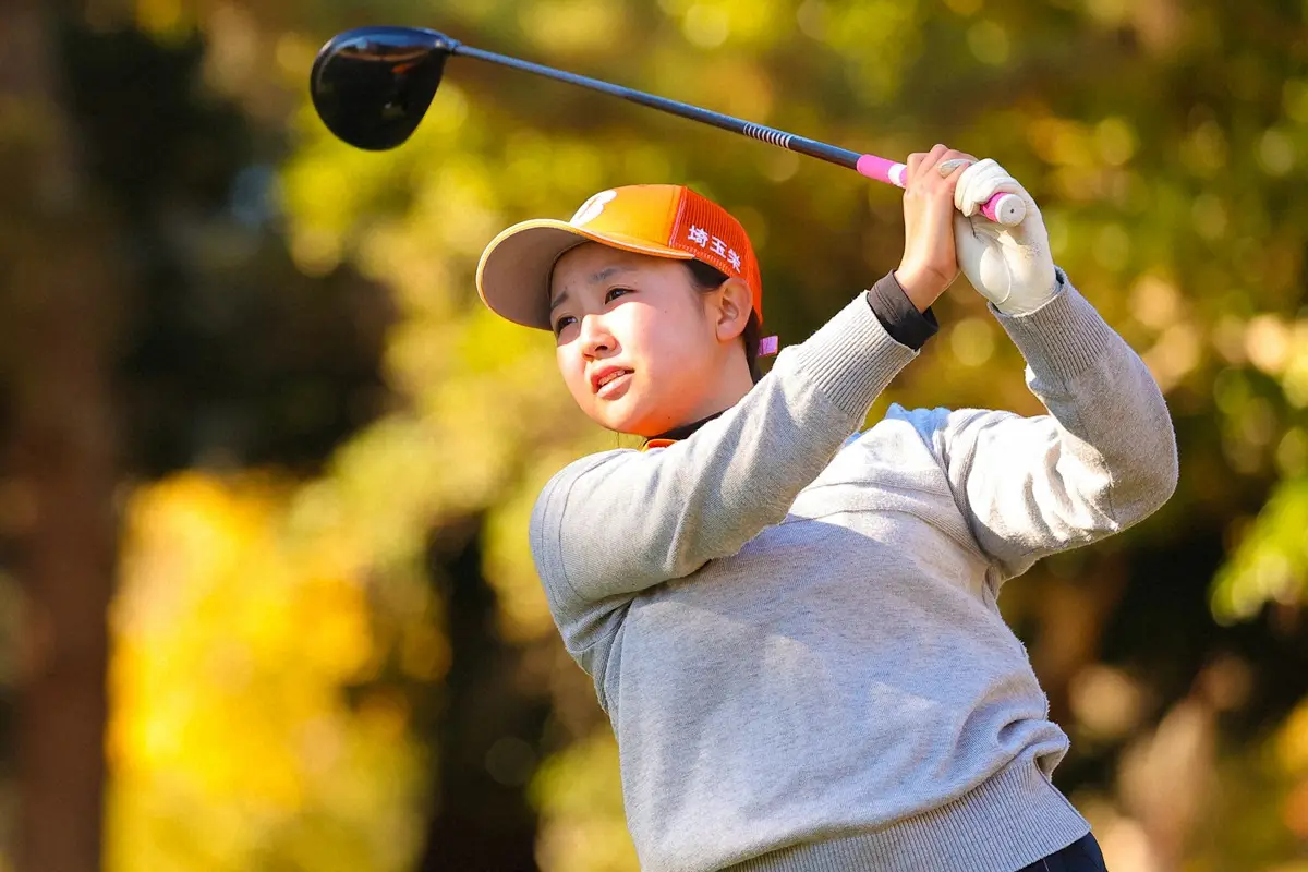【画像・写真】【女子ゴルフ】田村萌来美と伊藤愛華が首位発進　新人戦で躍動、ともに現役高校生