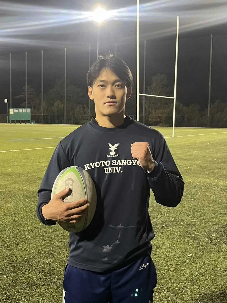 【画像・写真】京産大　SO奈須「ランが強み。チームを勝たせられるように」ラグビー大学選手権　14日に3回戦VS慶大