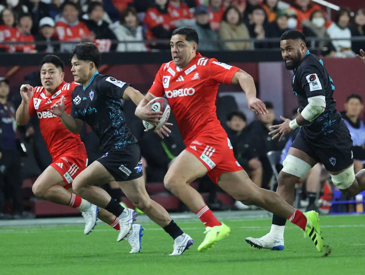 【画像・写真】【リーグワン】神戸は開幕戦黒星　新加入レイナートブラウンが初先発初トライ