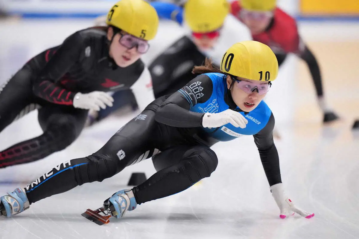 【画像・写真】【ショートトラック】女子500mは長森遥南が優勝「本当にうれしい」1500mと2冠！五輪争い混とん