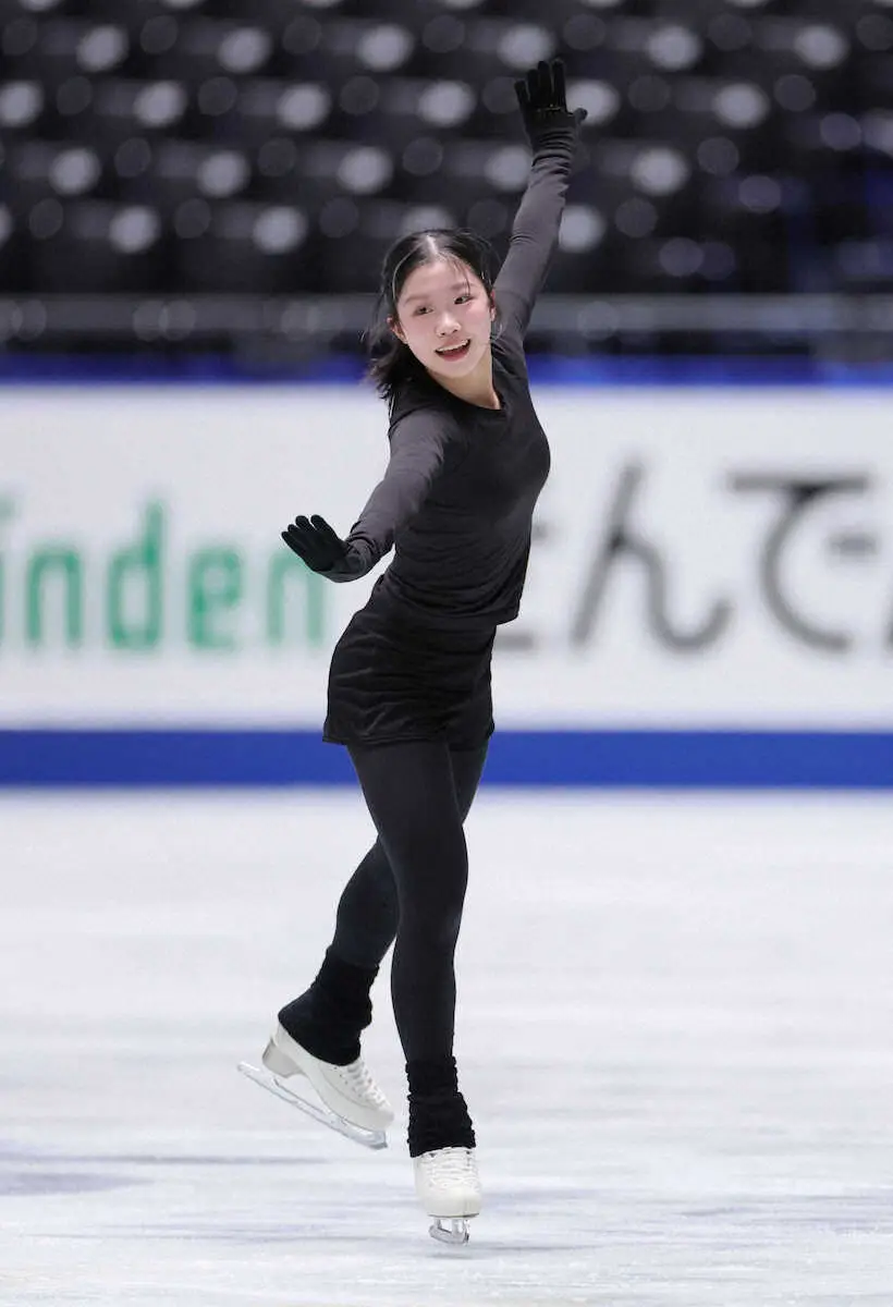 【画像・写真】【全日本フィギュア】中井亜美、初五輪へアクセル全開「絶対に逃してはいけないチャンス」納得の前日練習
