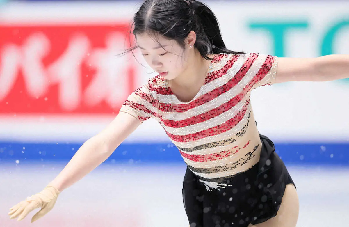 【画像・写真】【全日本フィギュア】中井亜美、千葉百音、渡辺倫果らが第4グループで調整　熾烈な五輪代表争い