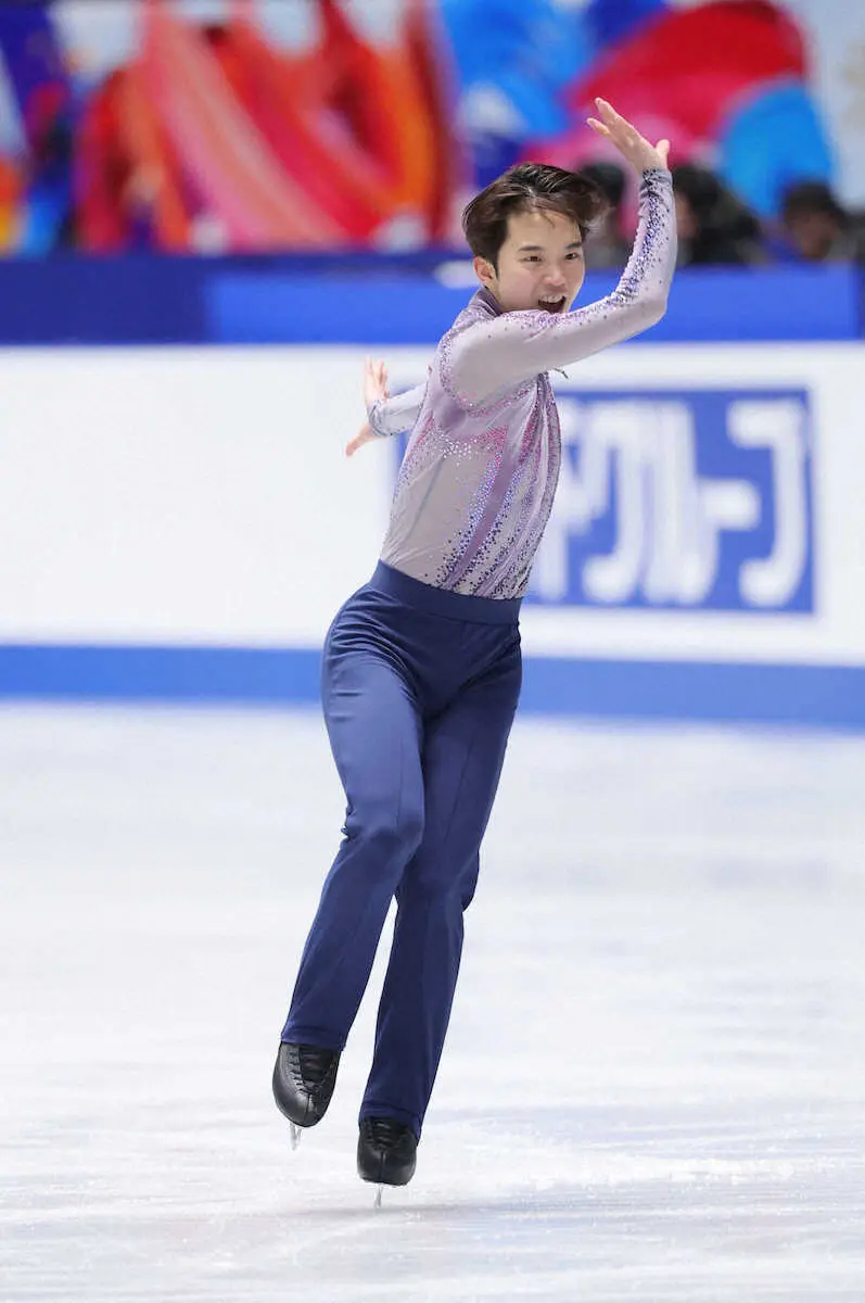 【画像・写真】注目の男子五輪代表3枠目争い　三浦が涙のSP2位発進　友野が88.05点で4位　山本は6位