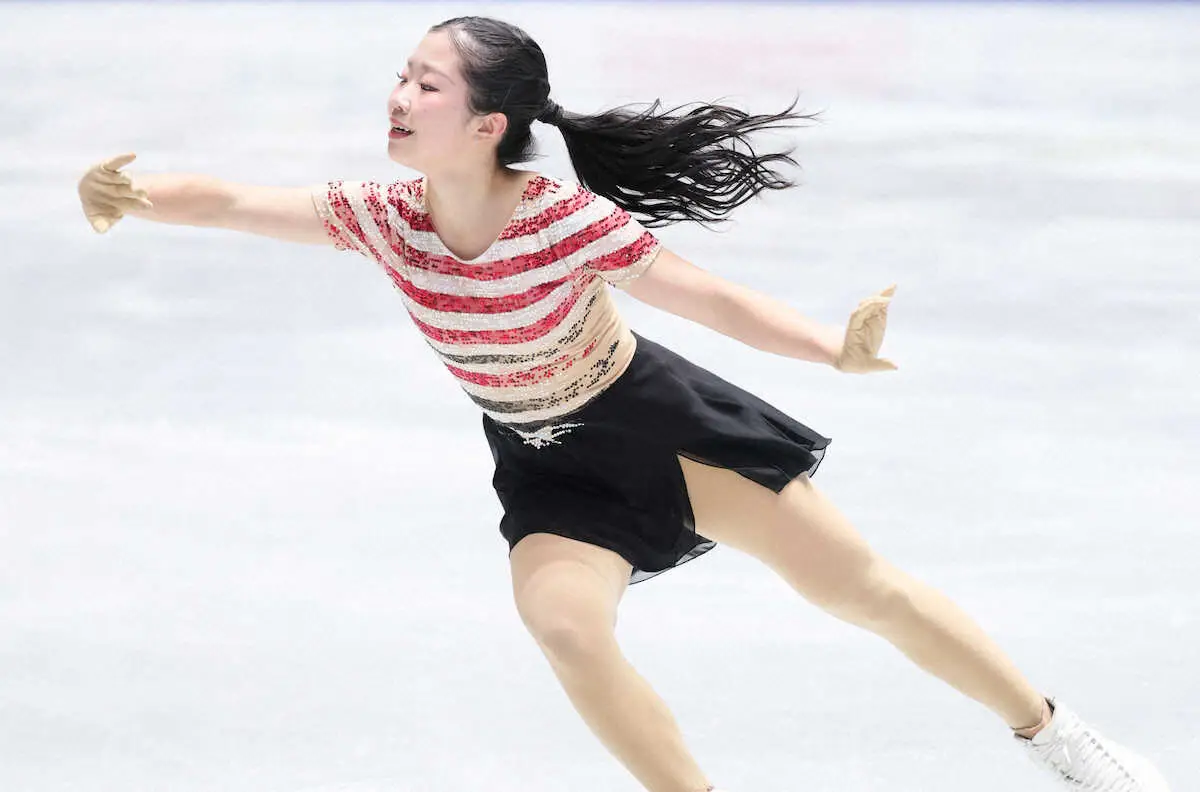 【画像・写真】坂本花織　SP首位発進！レジェンド級の全日本5連覇見えた　島田麻央が0.10差の2位　五輪争いし烈