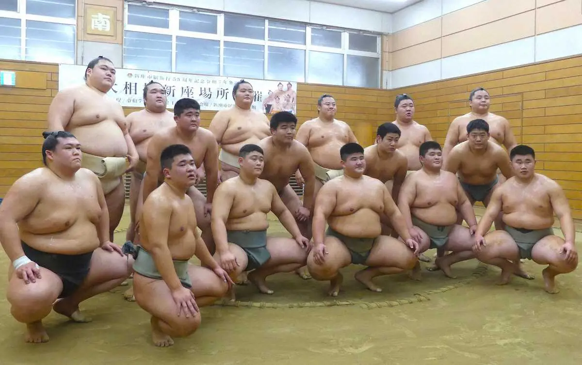 【画像・写真】【新座巡業】埼玉栄高相撲部が稽古参加　藤ノ川は弟と“共演”「自分が高1の時の方が強い（笑い）」