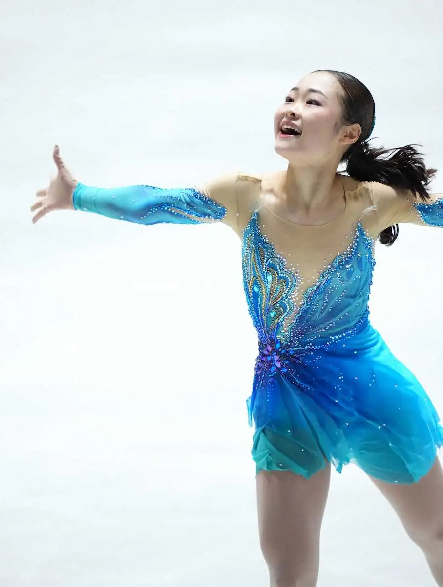 【画像・写真】島田麻央　22年ぶりジュニア選手の全日本制覇ならずも大健闘2位「五輪かかっているくらい緊張」