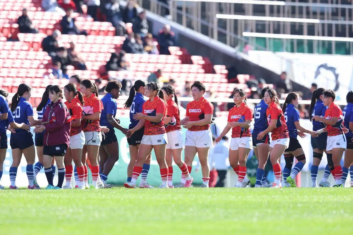 【画像・写真】【高校ラグビー】U18花園女子15人制　東軍勝利　No・8大橋が決勝T「強い突破が持ち味なので」