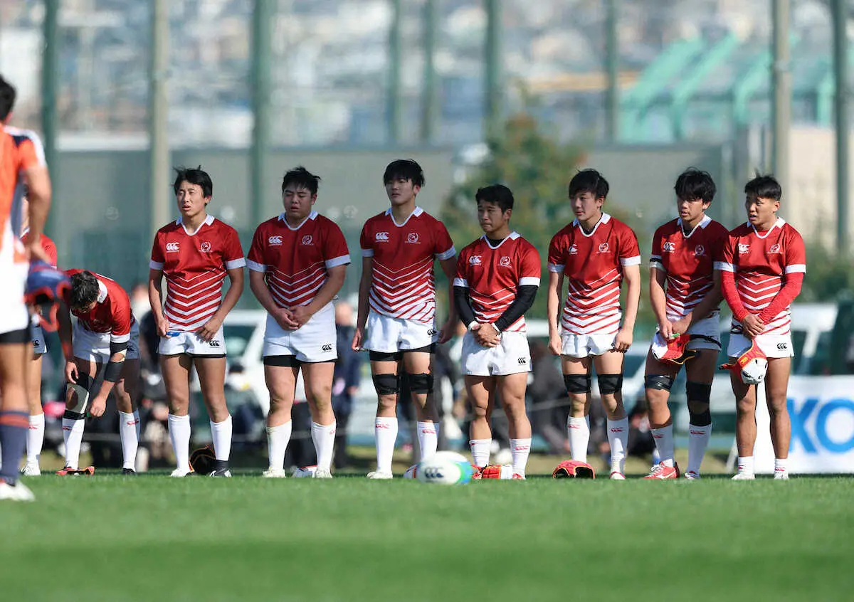 【画像・写真】【高校ラグビー】岐阜聖徳学園　坂部ツインズ涙の敗戦　主将のCTB坂部遼は負傷交代