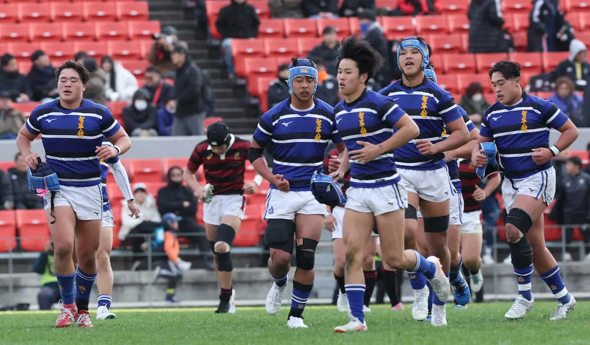 【画像・写真】【高校ラグビー】石見智翠館　予選なしの出場で悔しい初戦敗退　FL中尾主将「流れが良くなかった」