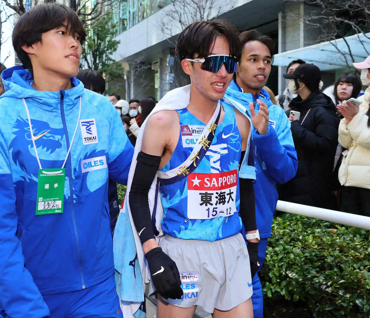 【画像・写真】【箱根駅伝】12位東海大　5年ぶりのシード権逃す　1分5秒差に両角監督「歯がゆいレース」
