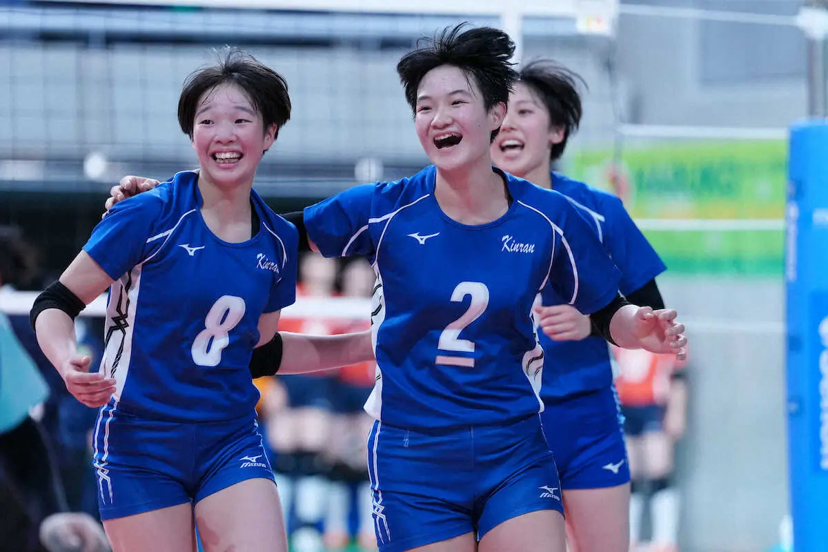 【画像・写真】【春高バレー】金蘭会がベスト4進出　馬場柚希「チームに貢献できてうれしい」世代トップランカーが躍動