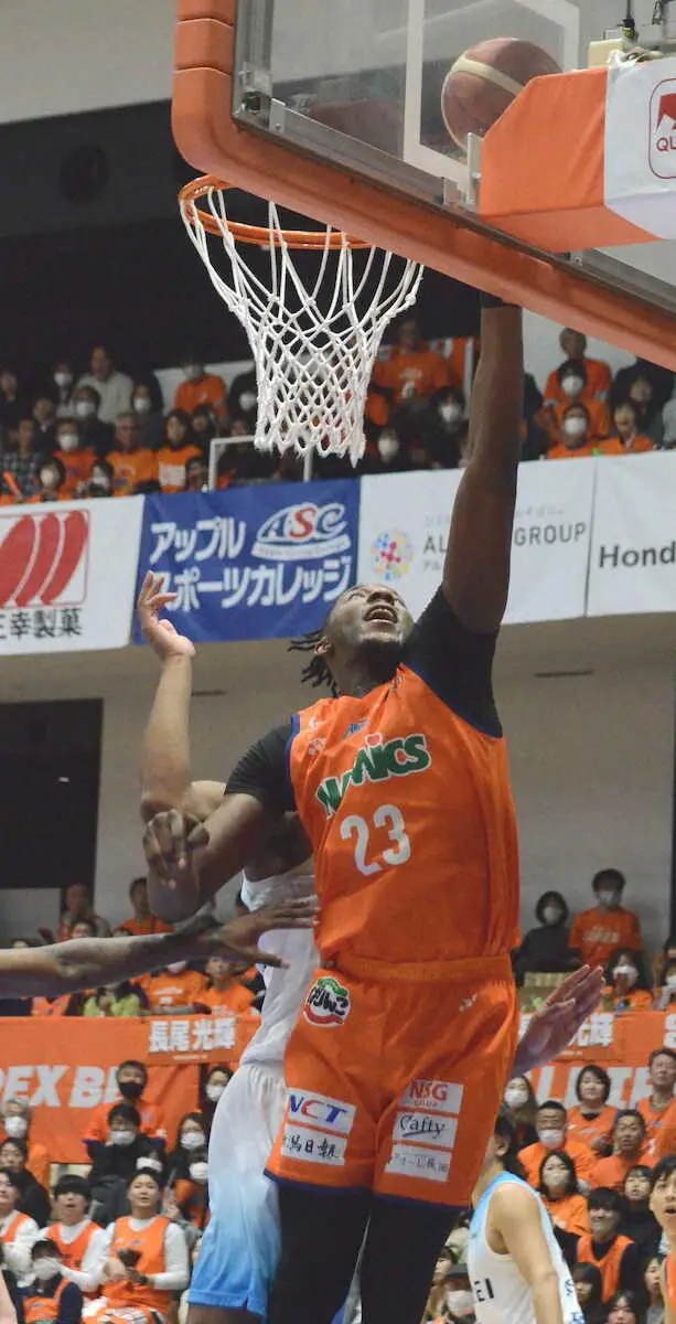 【画像・写真】アルビBB　新年最初の試合に快勝し連敗3でストップ　ムトンボが有言実行のMVP