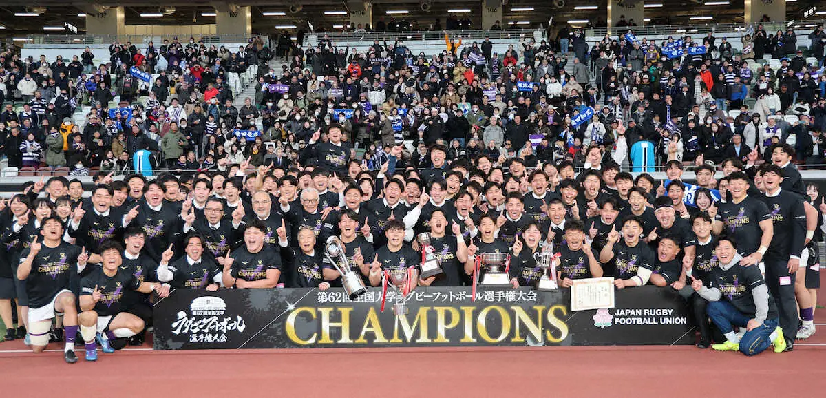 【画像・写真】【ラグビー大学選手権】明大・神鳥監督「いろんな方にご迷惑、ご心配」“不祥事”乗り越え大学日本一に感謝