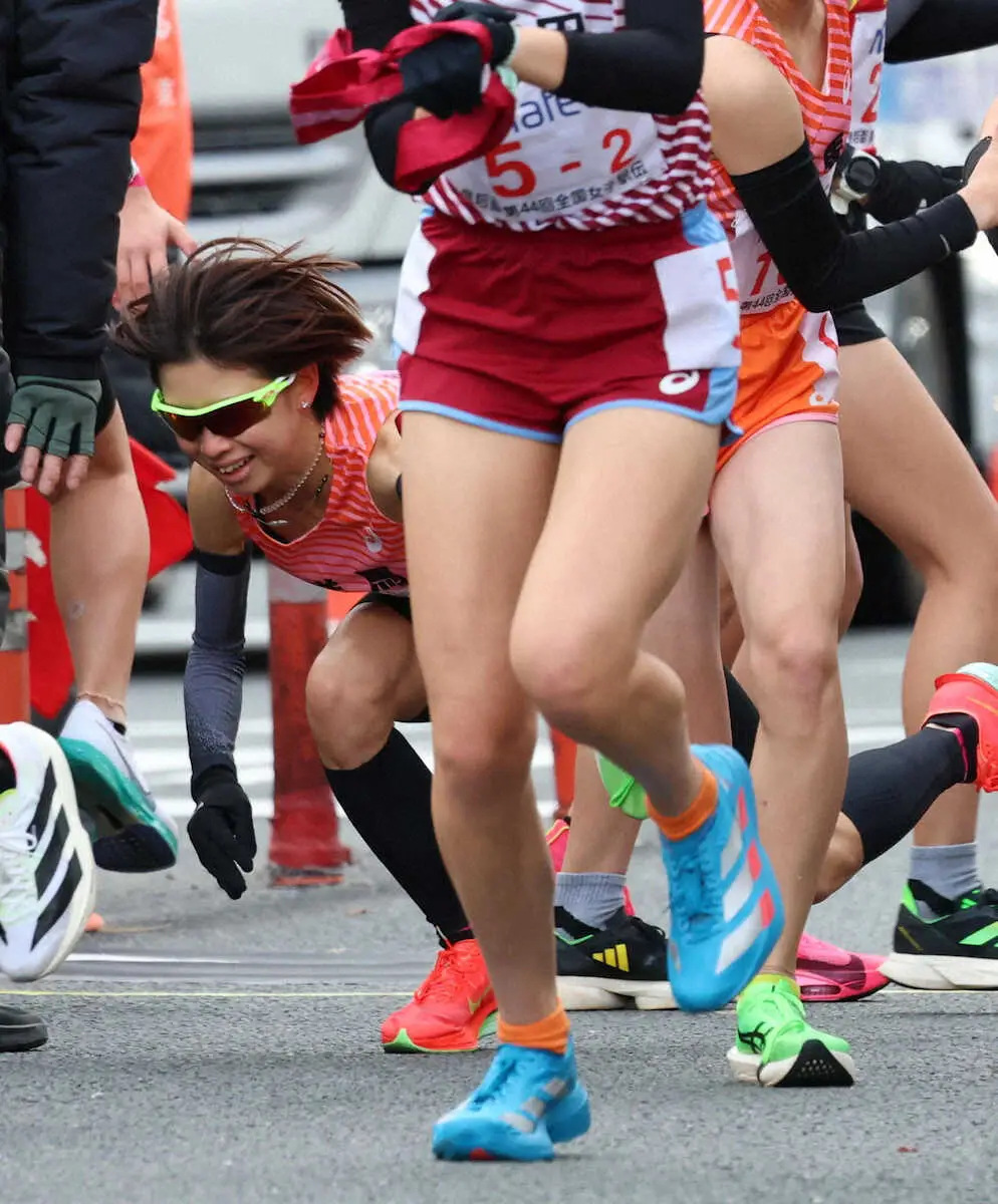 【画像・写真】【女子駅伝】不破聖衣来　群馬1区で出場も23位と出遅れ　昨年末に右股関節負傷　スピード乗れず