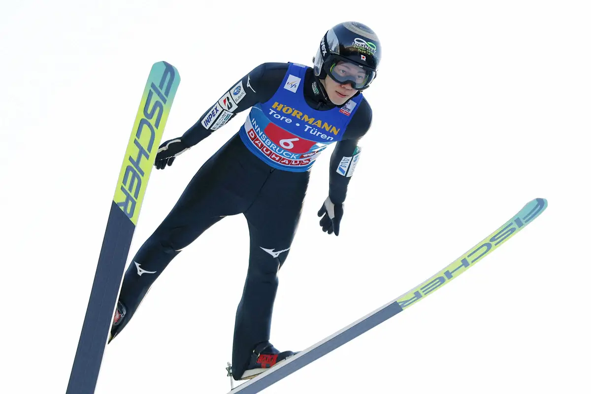 【画像・写真】4日、Ｗ杯ジャンプ男子個人第14戦で初勝利を挙げた二階堂蓮