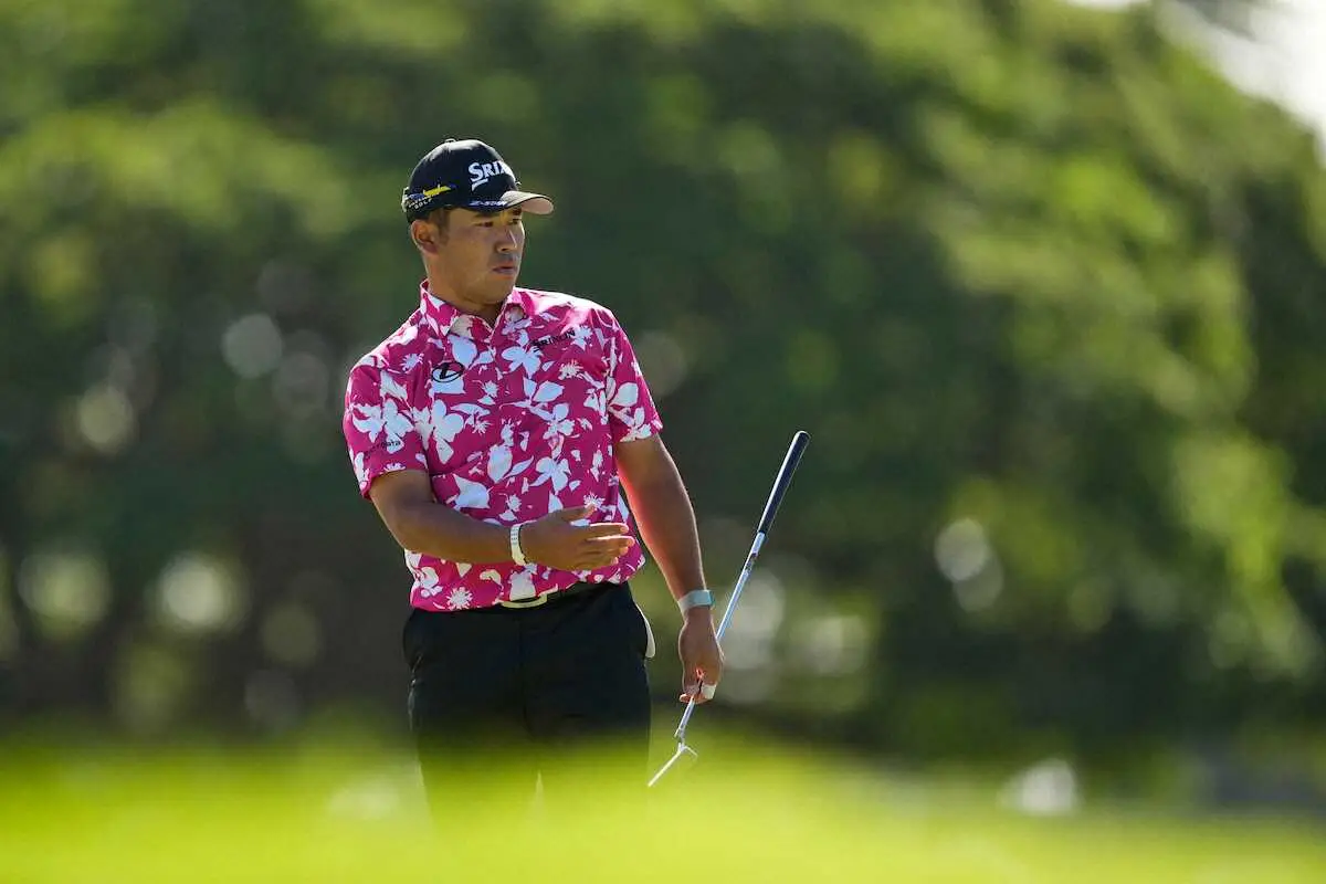 【画像・写真】【米男子ゴルフ】松山英樹は3バーディー3ボギーの70　連続バーディー締めでカットライン上に浮上