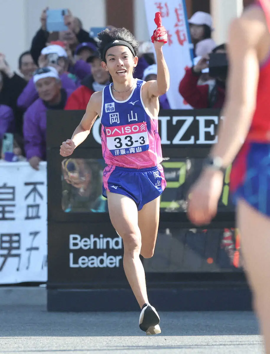 【画像・写真】【男子駅伝】青学大の「シン・山の神」黒田朝日「最低限の仕事はできた」岡山の過去最高4位に貢献