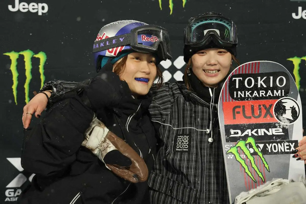 【画像・写真】【スノーボード】16歳・清水さら、Xゲーム初V！2位・工藤璃星とJKコンビが五輪へ弾み