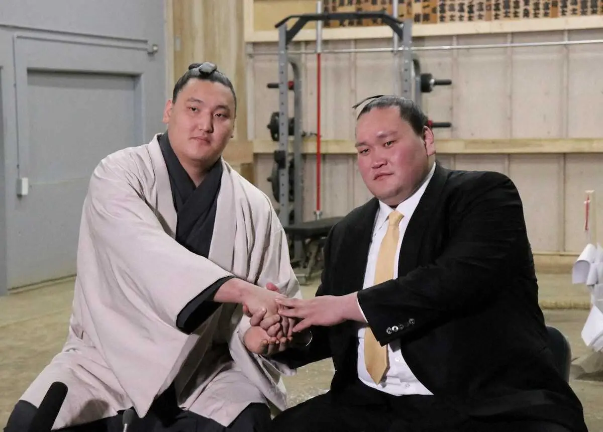 【画像・写真】寿之富士、新十両昇進　同大から4人目の関取「来場所、2桁以上勝つ」