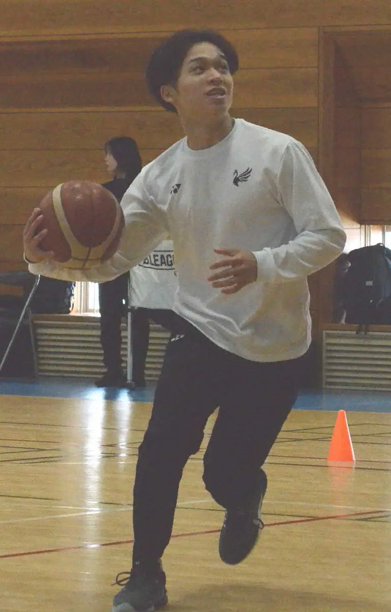 【画像・写真】アルビBB・PG樋口、右足の負傷から練習復帰　次節の埼玉戦へ向け「シュートの感覚を取り戻したい」