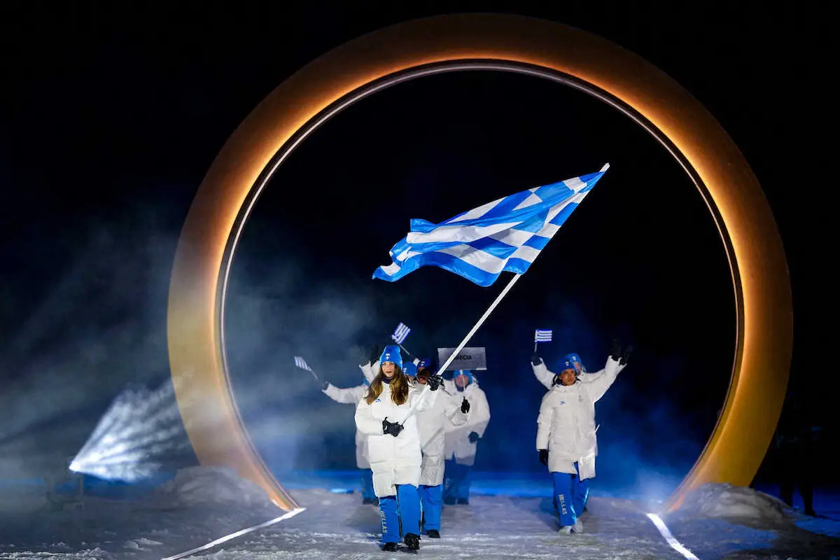 【画像・写真】【ミラノ五輪開会式】日本は34番目に入場！4会場同時行進　ミラノは森重航、プレダッツォは小林陵侑ら