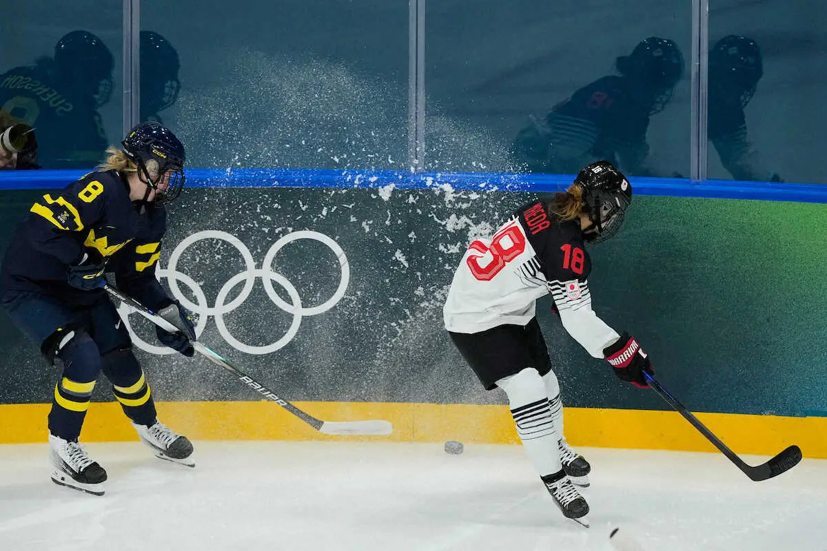 【画像・写真】【アイスホッケー】スマイルジャパン3連敗で終戦　スウェーデン相手に今大会初の零敗　8強入りならず