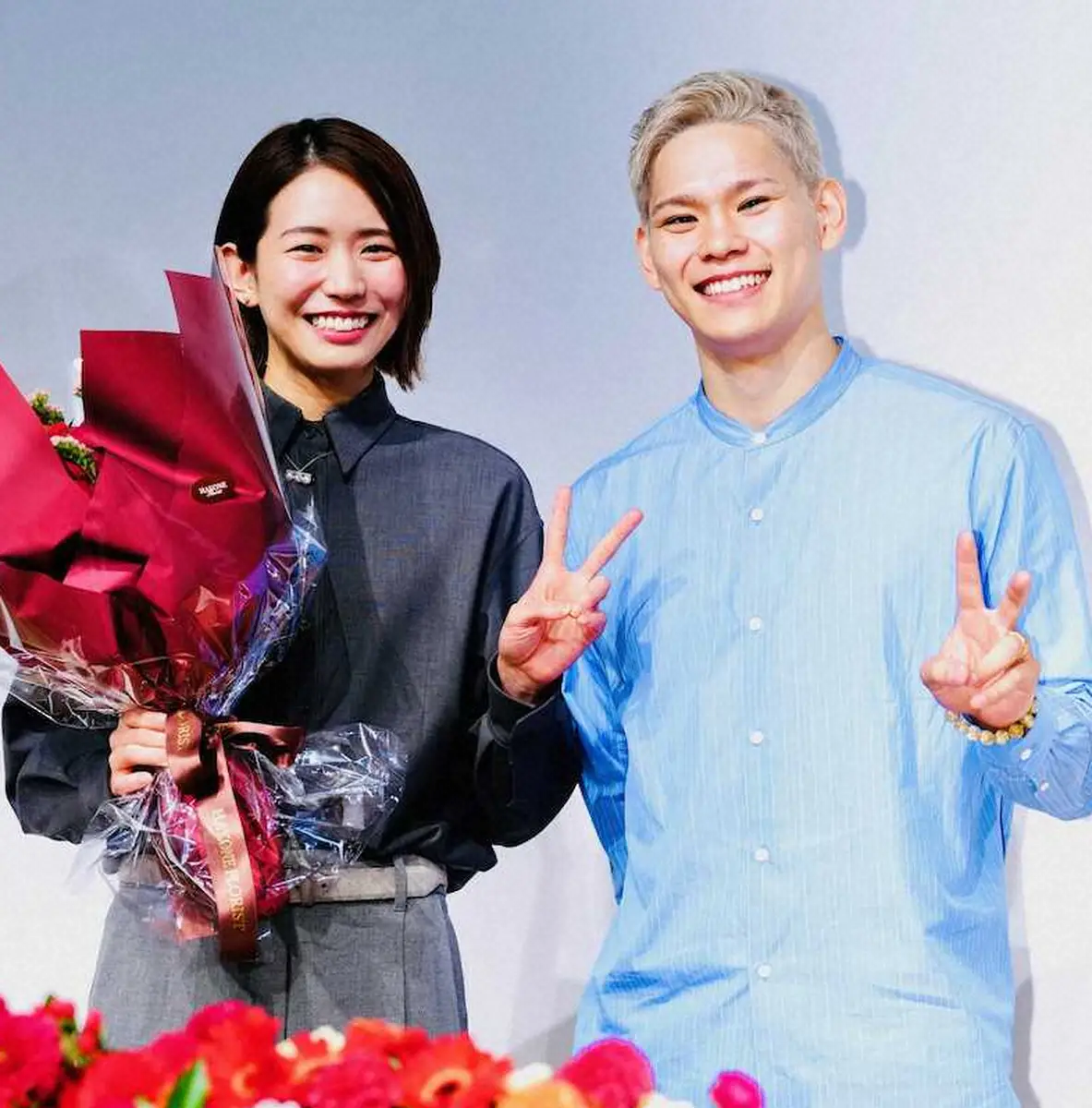 【画像・写真】西田有志と古賀紗理那さん