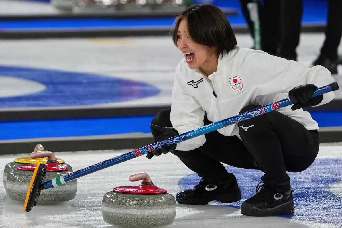 【画像・写真】＜日本・デンマーク＞スキップの吉村（AP）