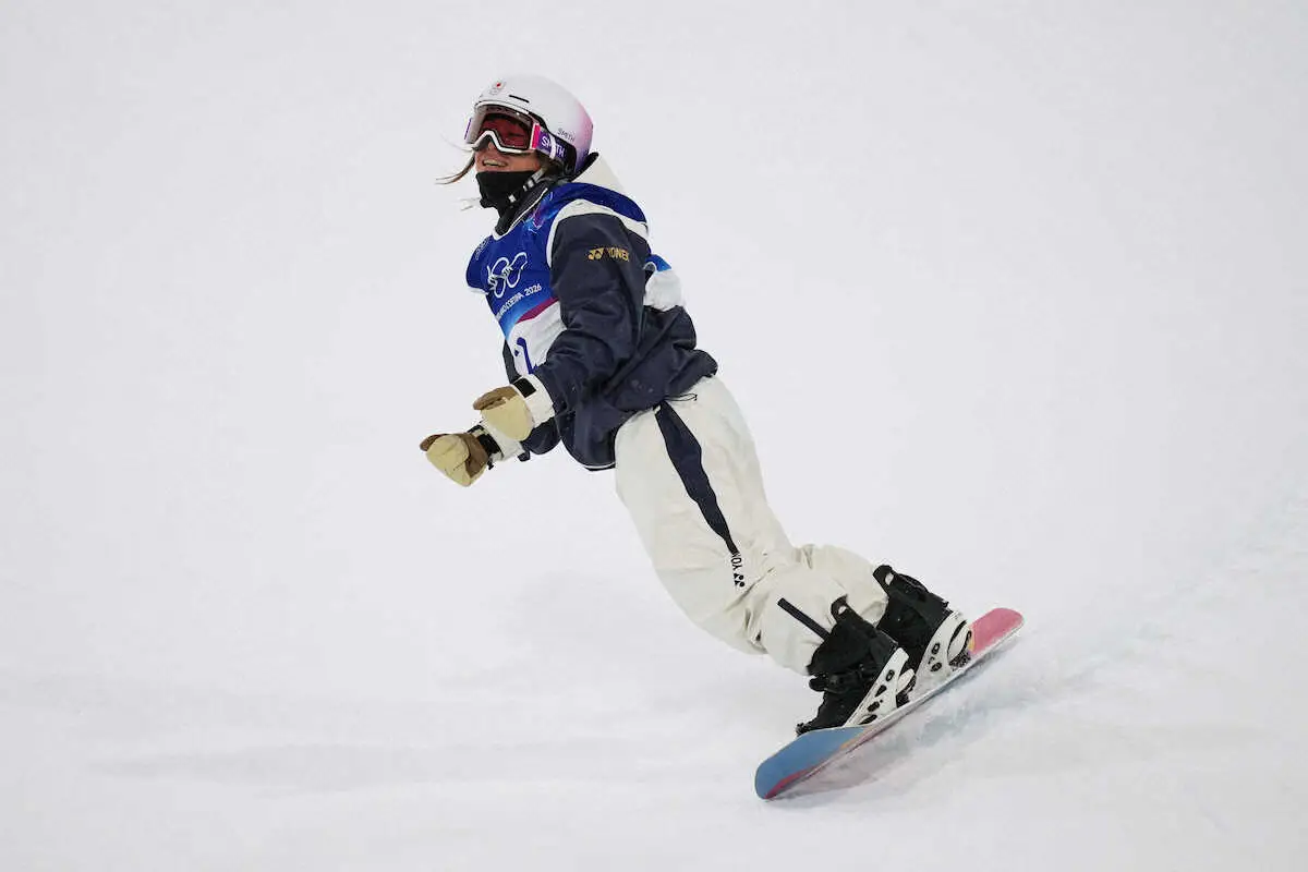 【画像・写真】＜女子ハーフパイプ＞決勝に臨んだ冨田せな（AP）